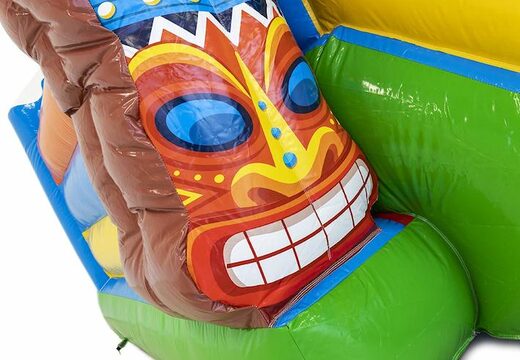 Gorila inflable temático aloha con tobogán a la venta para niños