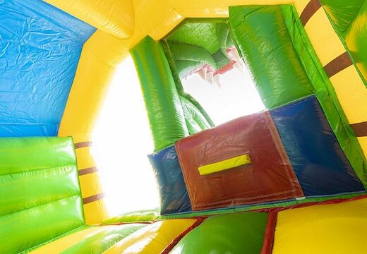 Comprar castillo hinchable hinchable con tobogán en forma de cocodrilo para niños