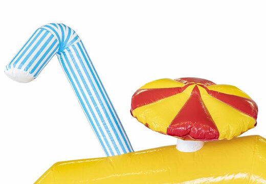 Ordene el gorila inflable con muchos colores en el tema de la fiesta de verano para niños