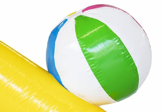 Hamaca hinchable pato mundo amarillo azul con pato en venta para niños