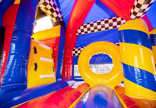 Supercojín de aire Multiplay con tema de Fórmula 1 con coche de carreras en la parte superior a la venta para niños