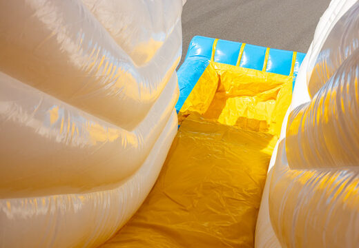 Ordene un castillo hinchable multijuego súper hinchable con tema de unicornio para niños con muchos colores