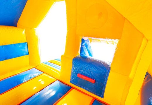 Comprar castillo hinchable hinchable con tobogán en la parte delantera tema patito amarillo