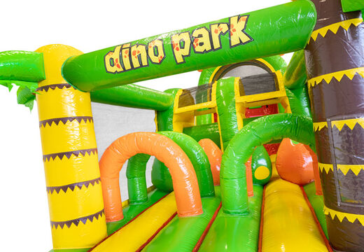 Pista americana inflable de Dinosaurio de 13 metros de largo para niños. Ordene pistas americanas inflables ahora en línea en JB Hinchables España