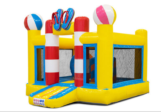 Obtenga en línea el tobogán 4 en 1 Rubber Duck para sus hijos, ordene toboganes inflables ahora en línea en JB Hinchables España