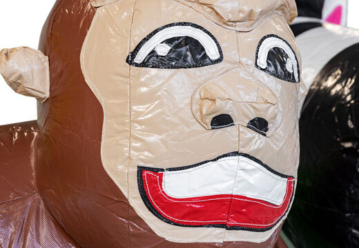 Venta de Mini castillo hinchable Multiplay con temática Jungle para niños. Pide ahora castillos hinchables en JB Hinchables España