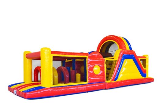 Comprar Castillo hinchable Standard de 13 metros para niños. Ordene pistas americanas inflables ahora en línea en JB Hinchables España