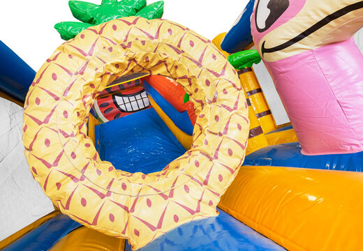 Pedir castillo hinchable hinchable Multi Slide Caribbean con tobogán para niños. Comprar castillos hinchables ahora online en JB Hinchables España