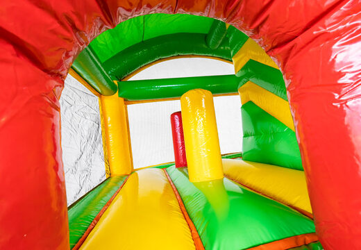 Dino de castillo hinchable multicaja hinchable a la venta