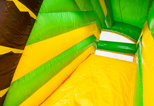 Ordene el castillo hinchable multi caja hinchable dino cubierto