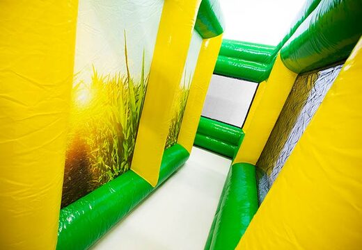 Comprar amarillo con laberinto verde