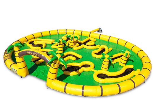 Juego de golf con tema de palmeras