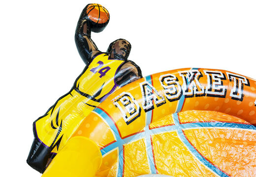 Comprar juego hinchable de baloncesto con llamativos colores en JB Hinchables