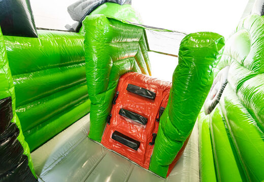 Castillo hinchable con datos de empresa a la venta