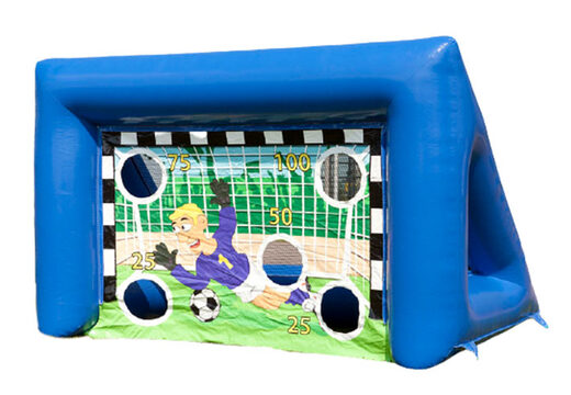 Portería de fútbol inflable a la venta con lagunas para más desafío durante el juego