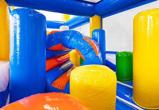 Azul rojo amarillo verde circuito de obstáculos agujero para arrastrarse módulo Pillar Dodge