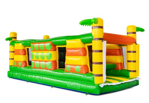 Módulo de circuito de obstáculos gate dodger con tema de palmera Jungla