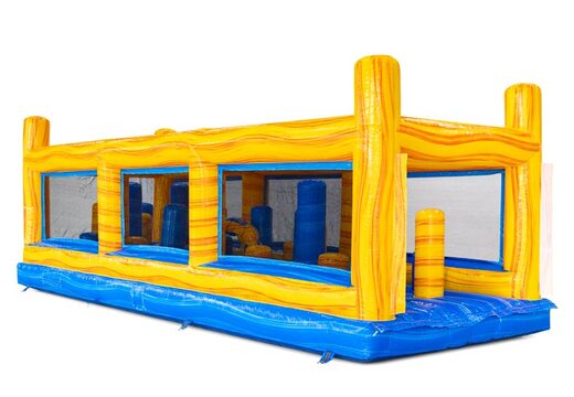 Pista de obstáculos inflable módulo extensible Pillar Dodger Marble