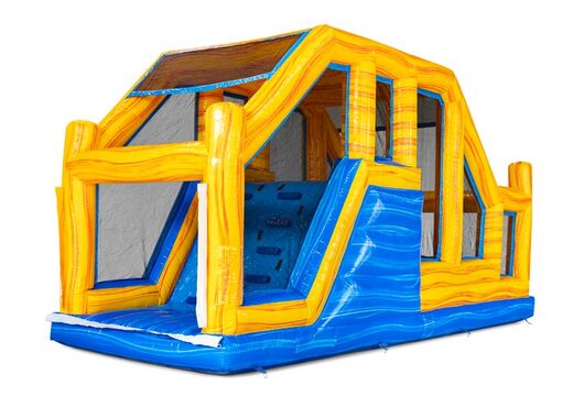 Módulo de salto base de circuito de obstáculos modular en tema de mármol