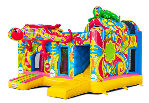 Amarillo rosa azul estampados florales coloridos en Multiplay Ibiza JB Meppel