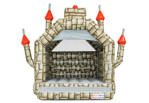 En venta, Castillo hinchable estándar en forma de A con tema Grey Brick