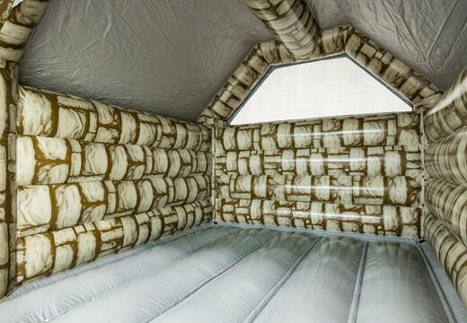 Interior del castillo hinchable estándar Grey Brick