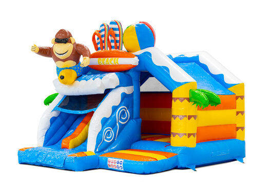 Compra en línea el castillo inflable Slide Combo con figuras en 3D y tobogán