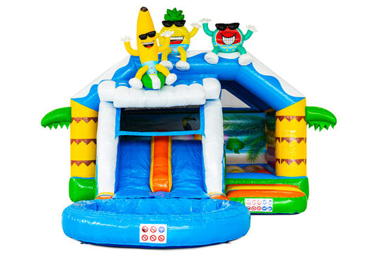 Compra el castillo hinchable Slide Combo Dubbelslide con temática Summer Party en JB