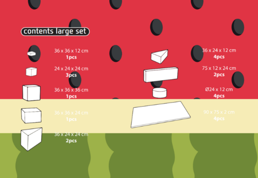 Contenido del set Large Softplay en tema de Flamenco - Hawái comprar en línea