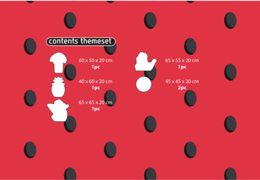 Contenido del set temático Softplay en tema de Flamenco - Hawái pedir en línea en JB