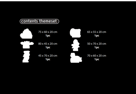 Contenido del set temático Softplay en tema de Pirata - Mundo Marino pedir en línea en JB