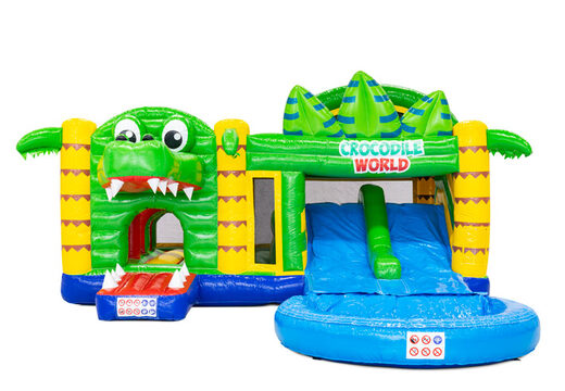 Compra en línea el Castillo Hinchable Multiplay con figuras en 3D y tobogán