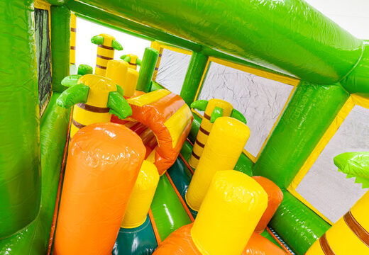 Módulo de circuito de obstáculos "Pillar Dodger" con pilares y espacio para gatear