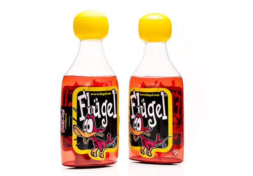Ordene tu botella Flügel hinchable de PVC mini. Compre inflables publicitarios ahora en línea en JB Hinchables España